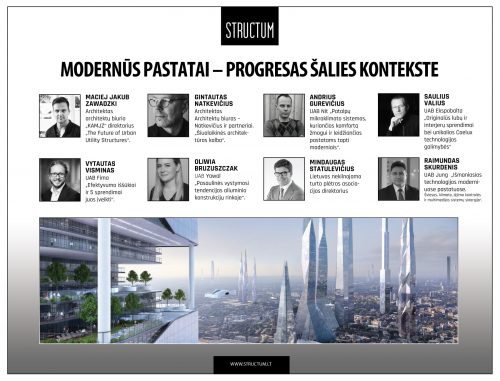 PASAULINIO GARSO ARCHITEKTŪROS ŽVAIGŽDĖ SKAITYS PRANEŠIMĄ VILNIUJE