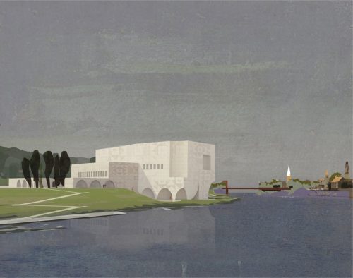 M. K. Čiurlionio koncertų centro Kaune tarptautinį architektūrinį konkursą laimėjo lietuviai