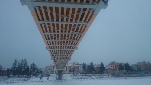 Medinės „Jūrės medžio“ konstrukcijos įgalino panaudoti unikalų tilto montavimo būdą 