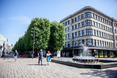 KTU studentai ieškojo būdų, kaip atgaivinti istorinius „Pieno centro“ rūmus