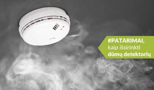 Patarimai, kaip protingai išsirinkti dūmų detektorių