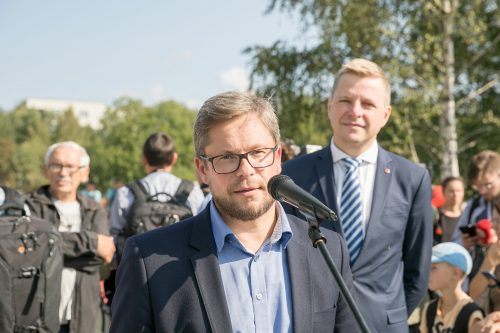 Vilnius tiesia tiltus – atidarytas viadukas per T. Narbuto gatvę