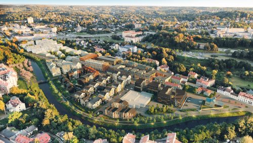 Atgimstantį rajoną sostinėje kuria remdamiesi pasaulinėmis tendencijomis