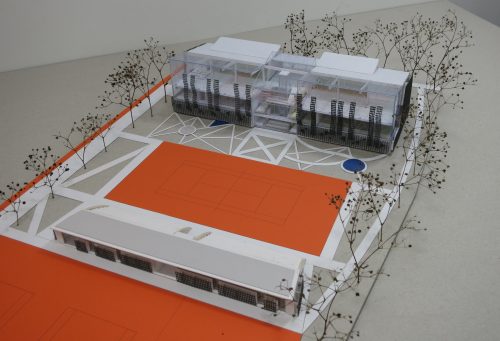 Klaipėdos RAT įvertino pastato su teniso kortais projektą