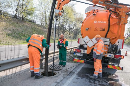 Sostinė pradeda  T. Narbuto-Saltoniškių gatvių lietaus nuotekų rekonstrukciją