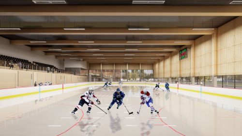 Planuojamas Klaipėdos sporto ir laisvalaikio centras: ledo arena, penkios universalios aikštelės ir čiuožykla terasoje