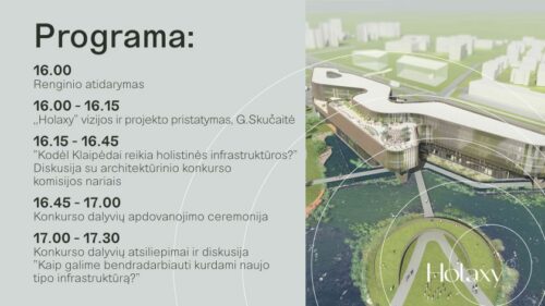 Kviečiame į „Holaxy“ centro vizijos pristatymą visuomenei