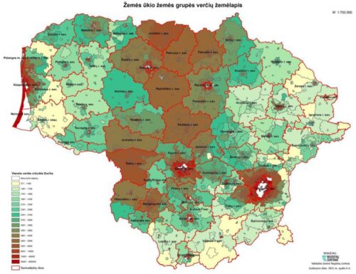 Įsigaliojo nauji žemės verčių žemėlapiai