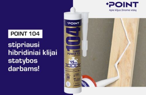 Geri statybiniai klijai – pusė darbo: į kokias savybes atkreipti dėmesį renkantis?