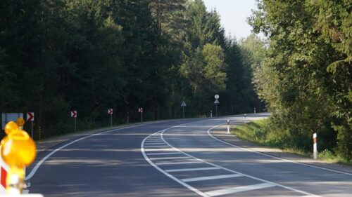 Atnaujintos dvi kelio atkarpos prie Rūdninkų karinio poligono