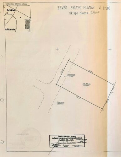 Žemės sklypas  Mazūriškiai, Stonės g.