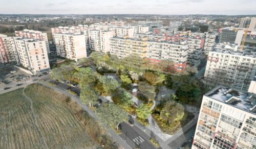 Naujai viešajai erdvei Perkūnkiemyje – architektų idėjos