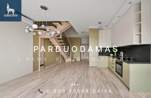 5 kambarių butas  Šnipiškės, Daugėliškio g.