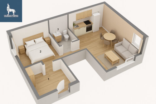 2 kambarių butas  Senamiestis, Pamėnkalnio g.