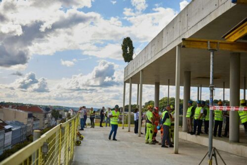 Legendinio Kauno „Merkurijaus“ vietoje baigtas pirmasis daugiafunkcio komplekso statybų etapas