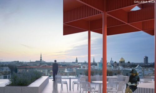 Po rekonstrukcijos prekybos centras „Galleria Riga“ atvers aukščiausią viešąją aikštę Rygoje