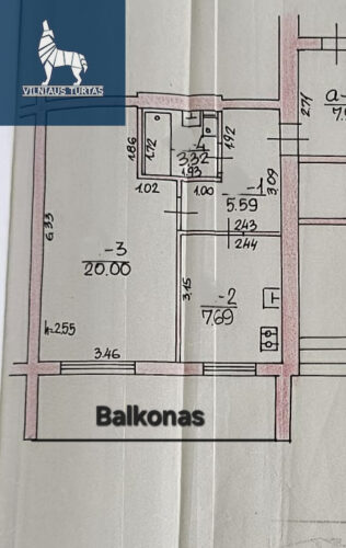 1 kambario butas  Vaidotų k., Šaltinio g.