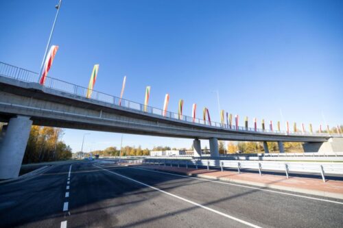 „Via Baltica“ automagistralėje sujungtos atkarpos tarp Lietuvos ir Lenkijos