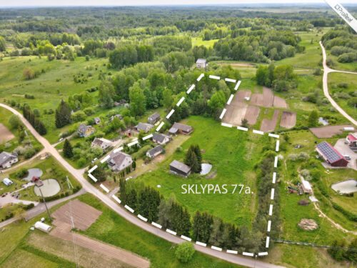 Vilniaus raj. Paberžės sen. Visalaukės I kaime, Jaunimo gatvėje parduodama sodyba su 77a.