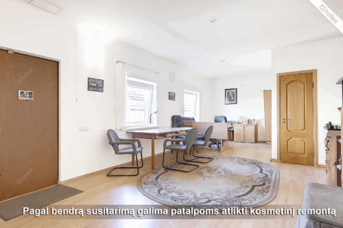 Nuomojamos administracinės paskirties patalpos Antakalnyje su atskiru įėjimu ir nemokamu