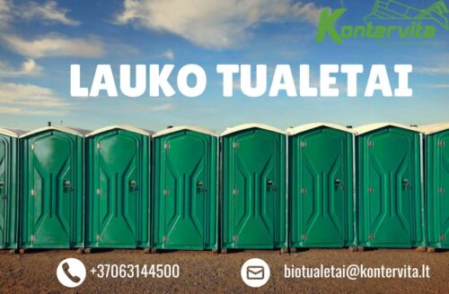Lauko tualetų nuoma