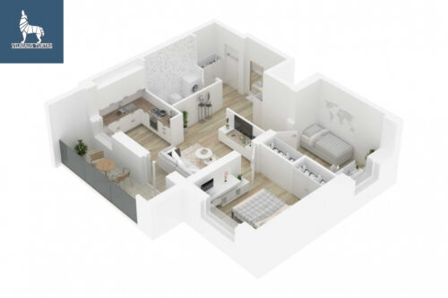 3 kambarių butas  Šnipiškės, Daugėliškio g.