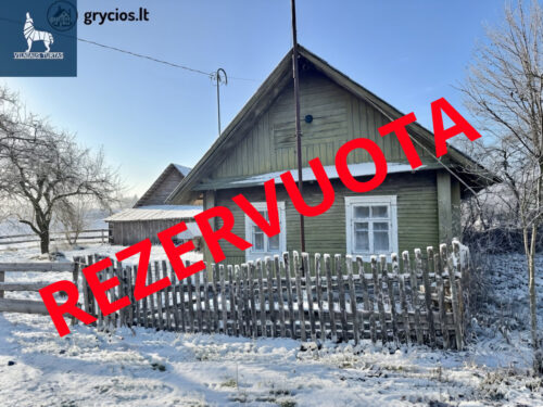 1 kambario namas  Smališkių k.,