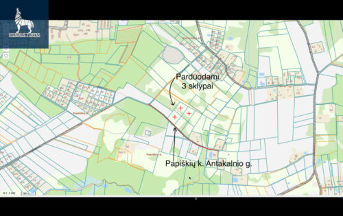 Žemės sklypas  Papiškių k., Antakalnio