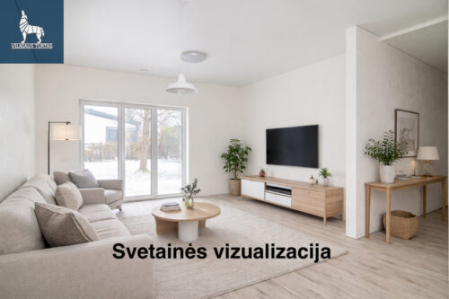 4 kambarių namas  Brinkiškių k., Strazdų g.