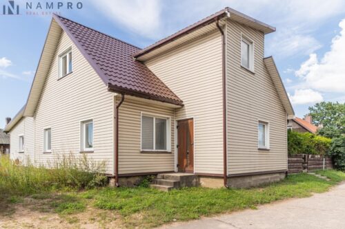 3 kambarių namas  Pabradės m., Vilniaus g.