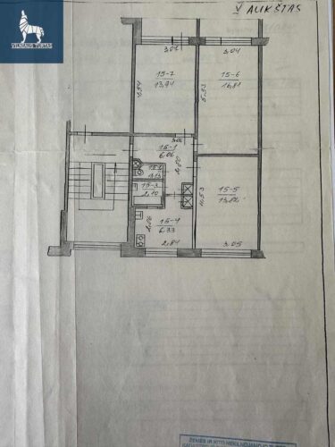3 kambarių butas  Švenčionėlių m., Žemutinė g.