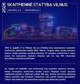 SKAITMENINĖ STATYBA 2026. VILNIUS