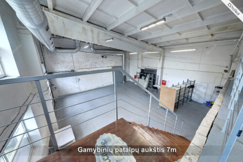 Nuomojamos erdvios ir šviesios 270 m² gamybos, sandėliavimo bei prekybos patalpos Naujininkuose,