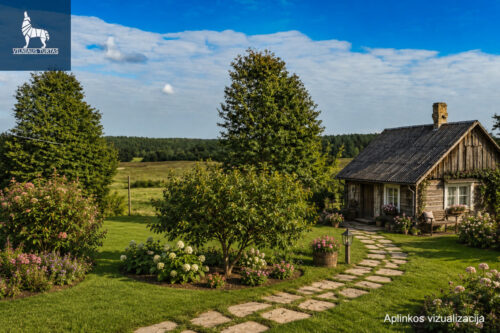 3 kambarių namas  Rykantų k.,
