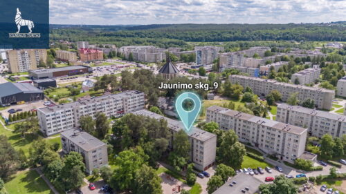 3 kambarių butas  Grigiškės, Jaunimo skg.