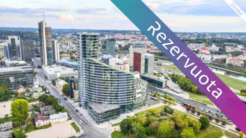REZERVUOTA  PARDUODAMAS NAUJESNĖS STATYBOS 62 KV. M. 2 KAMBARIŲ BUTAS KONSTITUCIJOS PR. 15 – SU